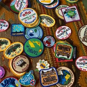 VINTAGE Scout patch grab bag